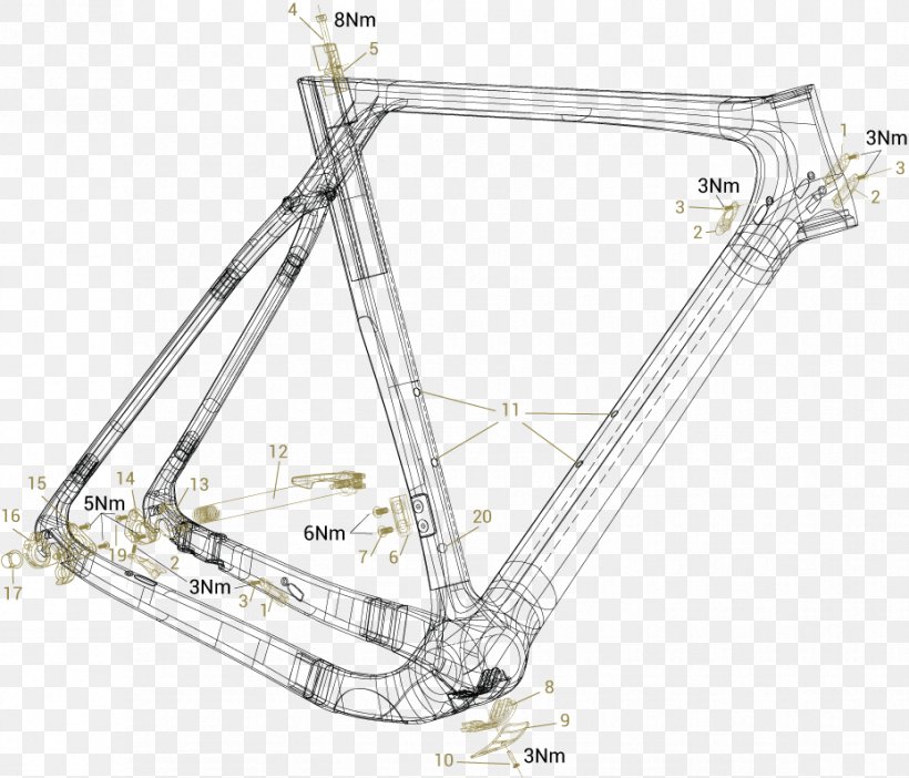 Bicycle Frames Line Angle, PNG, 929x796px, Bicycle Frames, Bicycle Frame, Bicycle Part, Structure Download Free