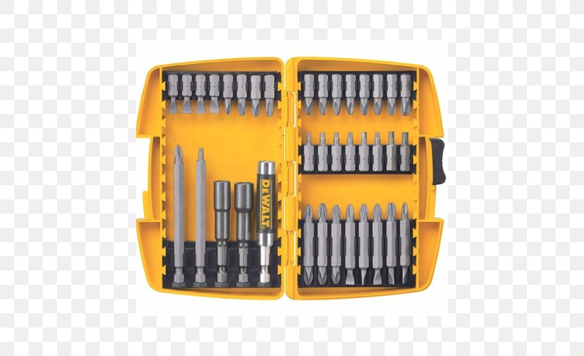 DeWalt Hand Tool Augers Hammer Drill, PNG, 500x500px, 51 Piece Screwdriver Bit Set, Dewalt, Augers, Hammer Drill, Hand Tool Download Free