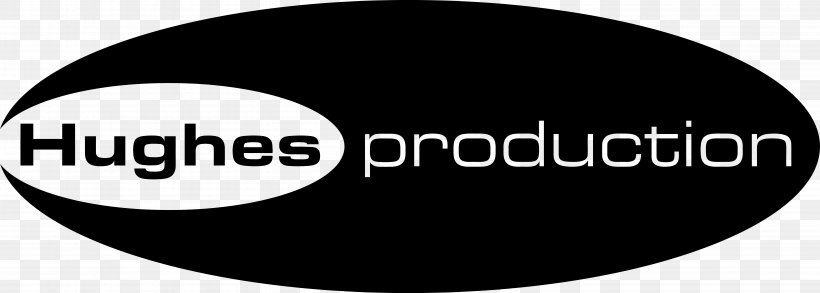 Logo Hughes Production Organization Brand, PNG, 6719x2409px, Logo, Area, Black, Black And White, Brand Download Free