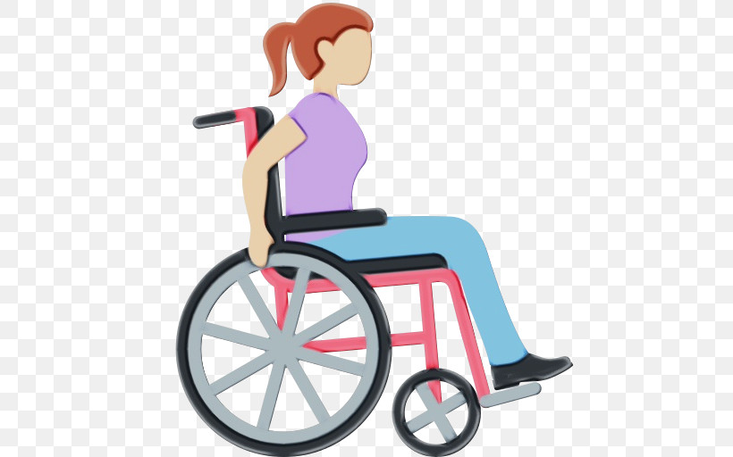 Wheelchair Sitting Chair Health Behavior, PNG, 512x512px, Watercolor, Beautym, Behavior, Chair, Health Download Free