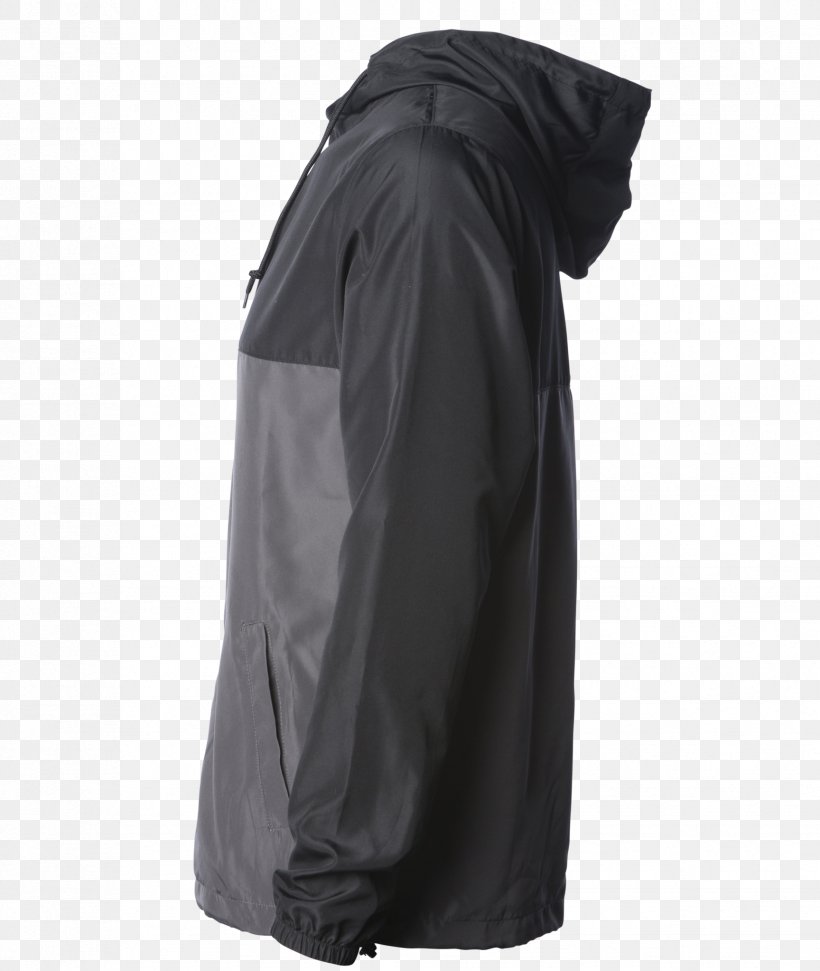 Windbreaker Jacket Zipper Sleeve Hood, PNG, 1728x2048px, Windbreaker, Black, Black M, Grey, Hood Download Free