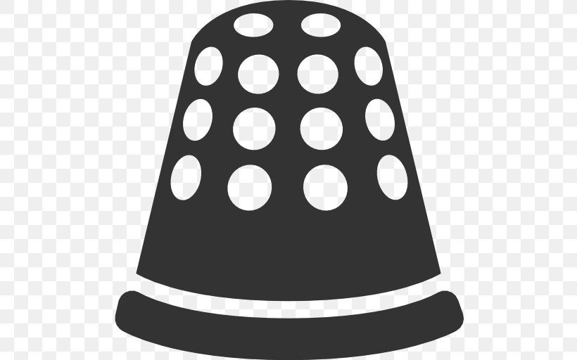 Thimble Clip Art, PNG, 512x512px, Thimble, Black, Black And White, Hat, Headgear Download Free