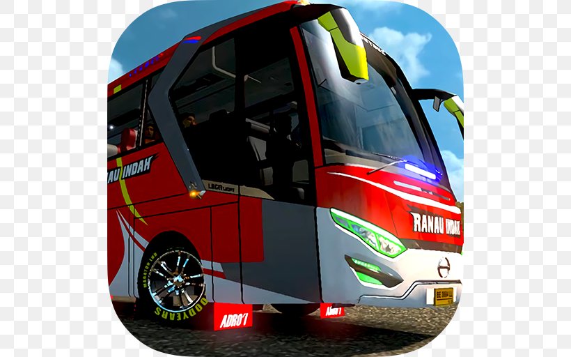 Bus Simulator Indonesia Mobile Bus Simulator Bus Simulator 2018, PNG, 512x512px, Bus, Android, Automotive Design, Automotive Exterior, Car Download Free