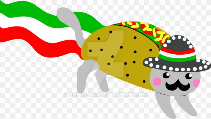 Mexican Cuisine Taco Nyan Cat Desktop