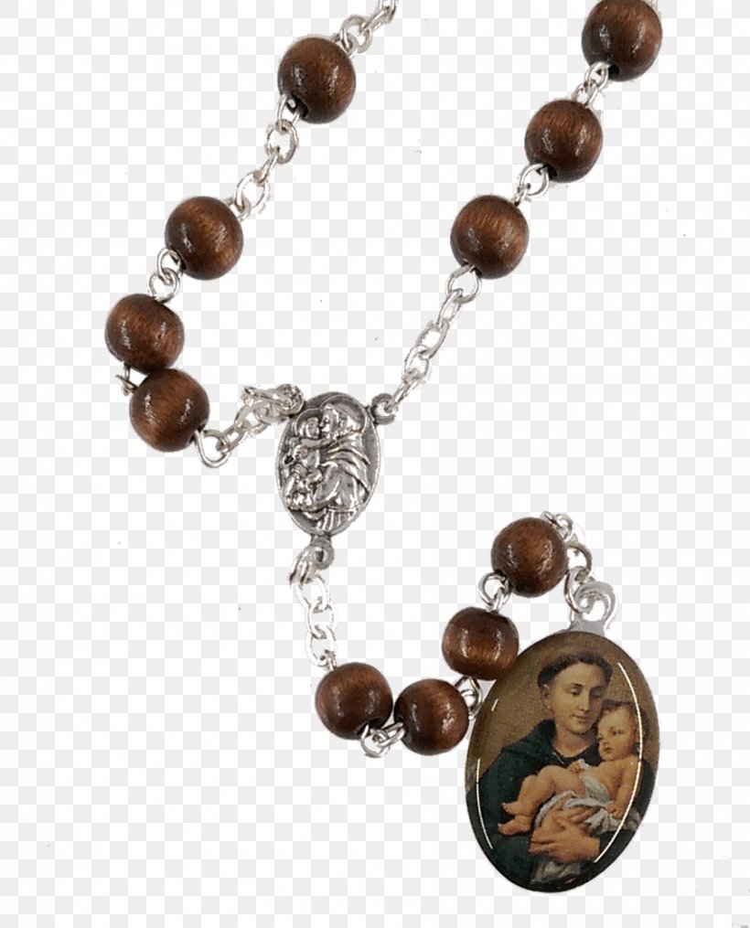 Necklace Rosary Bead Holy Card Bracelet, PNG, 900x1115px, Necklace, Ant, Anthony Of Padua, Artifact, Bead Download Free