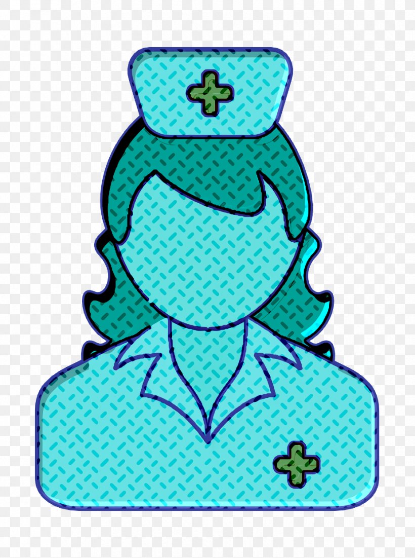 Nurse Icon Medical Elements Icon, PNG, 926x1244px, Nurse Icon, Aqua, Green, Line Art, Medical Elements Icon Download Free