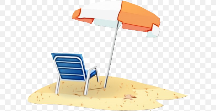 Watercolor Cartoon, PNG, 610x424px, Watercolor, Beach, Orange, Paint, Seaside Resort Download Free