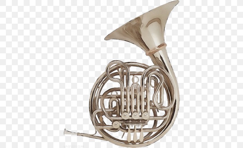 Brass Instrument Musical Instrument Alto Horn Wind Instrument Horn, PNG, 500x500px, Watercolor, Alto Horn, Brass Instrument, Euphonium, Horn Download Free