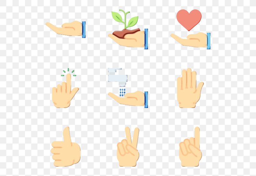 Finger Hand Clip Art Thumb Sign Language, PNG, 600x564px, Watercolor, Finger, Gesture, Hand, Paint Download Free
