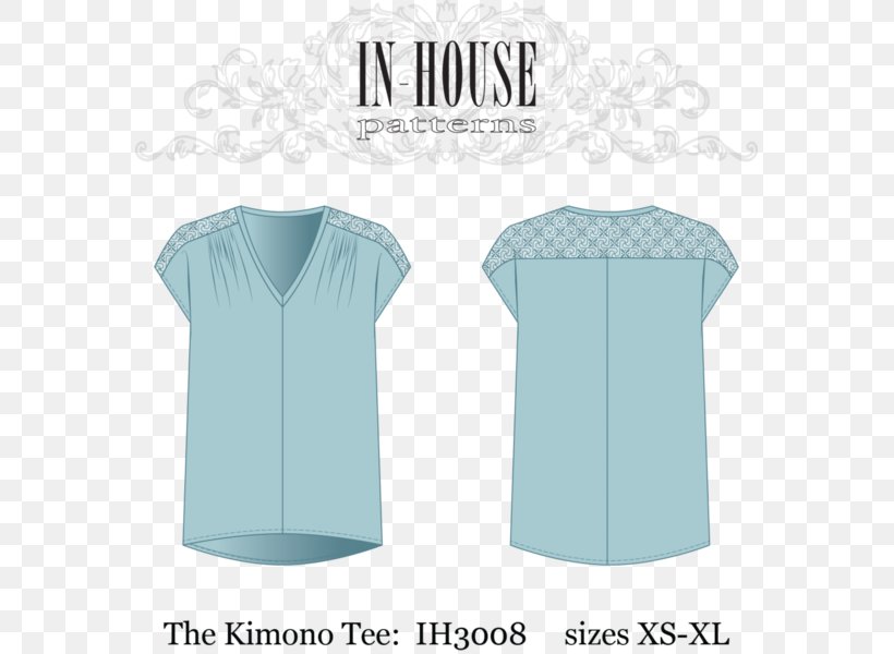 Blouse T-shirt Kimono Clothing Pattern, PNG, 571x600px, Blouse, Brand, Clothing, Clothing Sizes, Collar Download Free