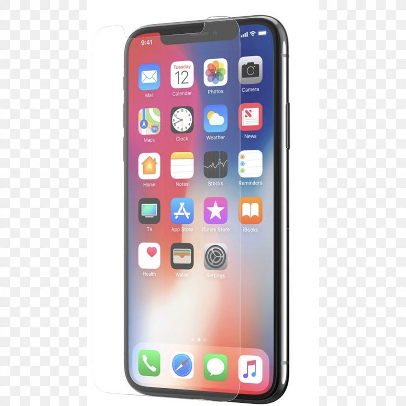 IPhone X Screen Protectors Computer Monitors Smartphone, PNG, 1024x1024px, Iphone X, Cellular Network, Communication Device, Computer Monitors, Electronic Device Download Free