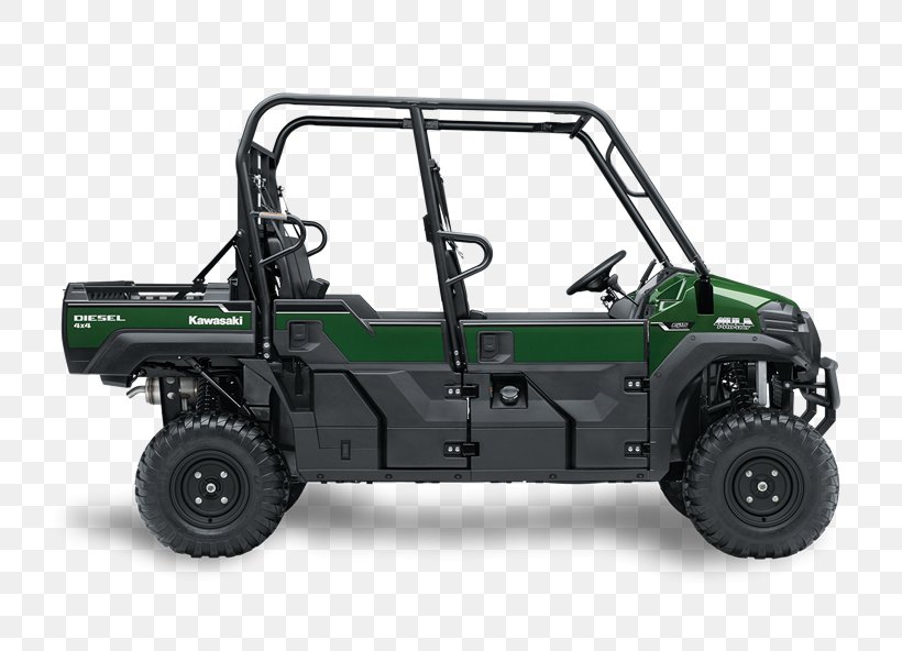 Kawasaki MULE Kawasaki Heavy Industries Motorcycle & Engine Utility Vehicle Kawasaki Motorcycles Four-wheel Drive, PNG, 790x592px, 2018, 2019, Kawasaki Mule, Automotive Exterior, Automotive Tire Download Free