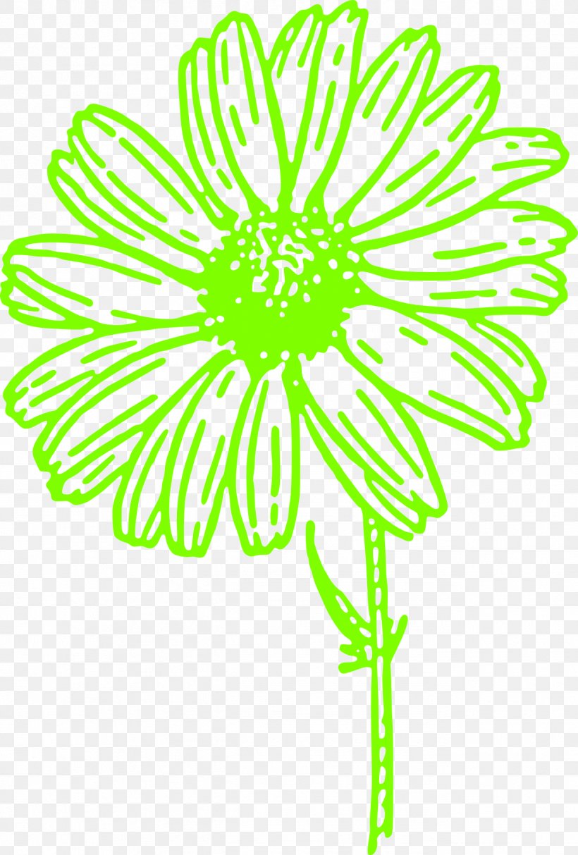 Common Daisy Clip Art, PNG, 1297x1920px, Common Daisy, Art, Black And White, Chrysanths, Cut Flowers Download Free