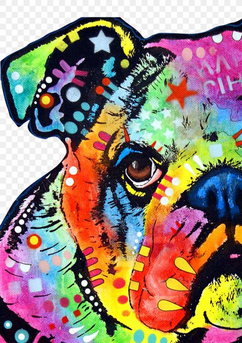 French Bulldog Puppy Canvas Print Poster, PNG, 2480x3508px, Bulldog, Acrylic Paint, Art, Artcom, Canvas Download Free