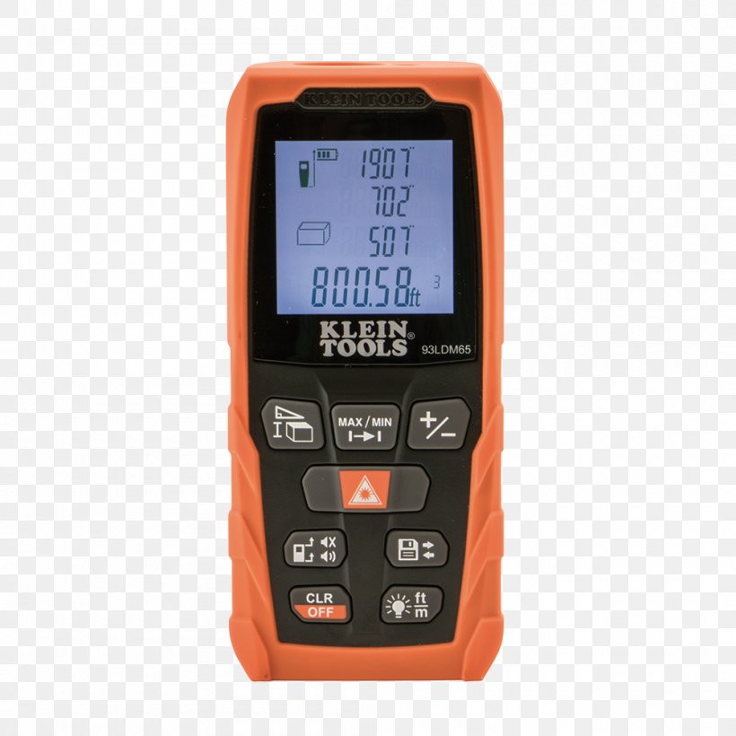 Hand Tool Measurement Klein Tools Laser Rangefinder, PNG, 1000x1000px, Hand Tool, Accuracy And Precision, Distance, Electronic Device, Electronics Download Free