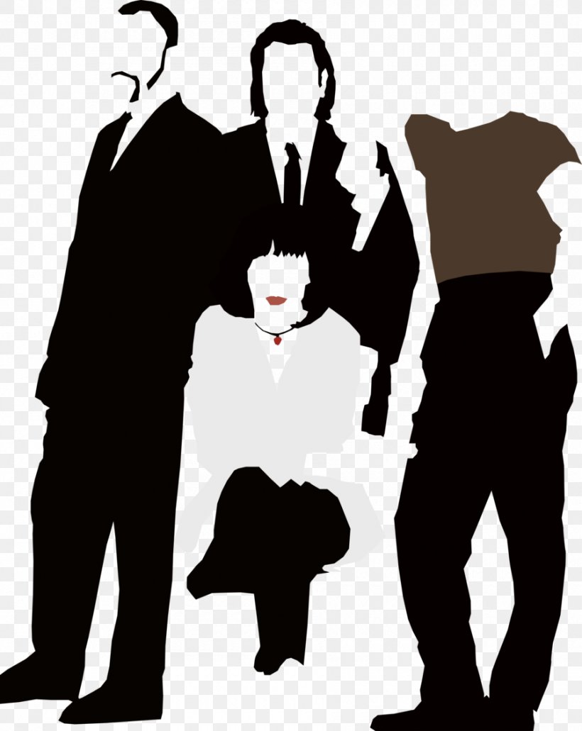 Mia Wallace Jules Winnfield Vincent Vega Trudi Silhouette, PNG, 900x1132px, Mia Wallace, Black And White, Bruce Willis, Character, Fictional Character Download Free