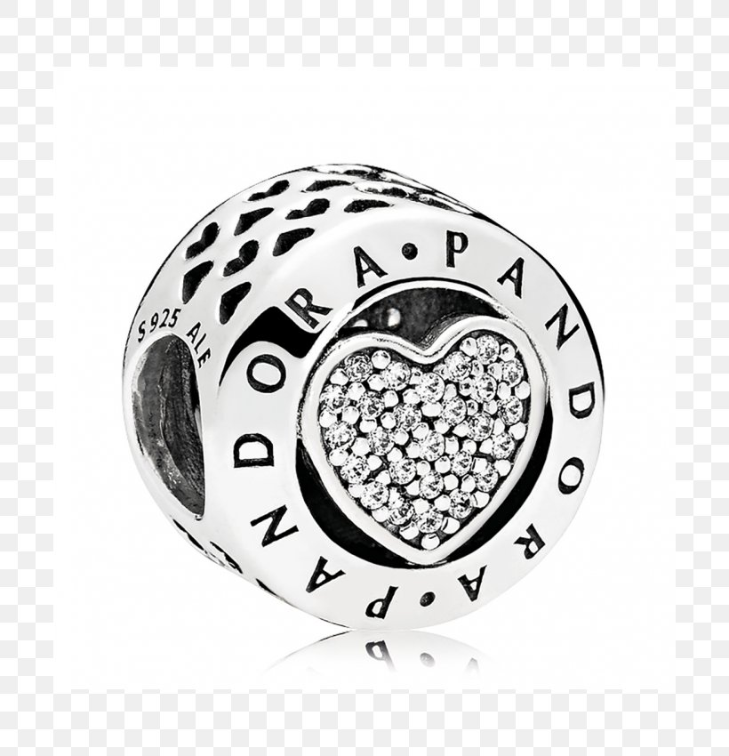 Pandora Charm Bracelet Cubic Zirconia Earring Heart, PNG, 700x850px, Pandora, Body Jewelry, Bracelet, Charm Bracelet, Charms Pendants Download Free