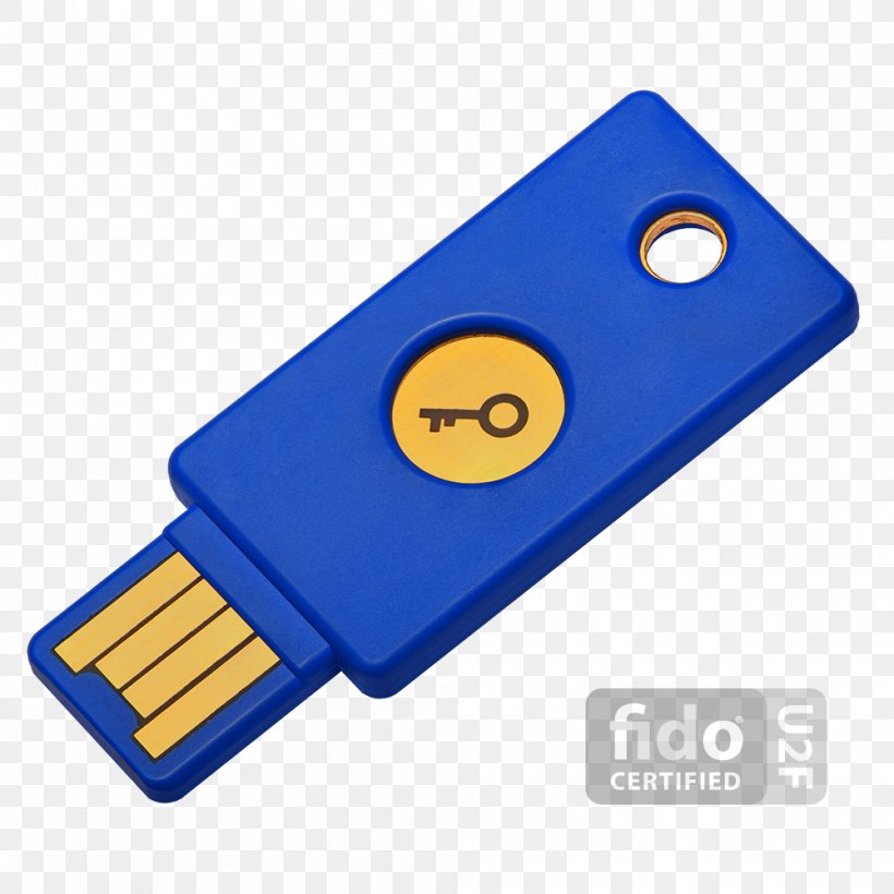 Security Token Universal 2nd Factor FIDO Alliance YubiKey Multi-factor Authentication, PNG, 1000x1000px, Security Token, Authentication, Computer Component, Computer Security, Data Storage Device Download Free