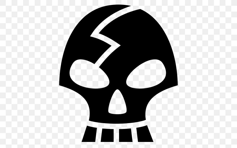 Facial Hair Bone Logo Skull, PNG, 512x512px, Facial Hair, Black, Black And White, Bone, Character Download Free