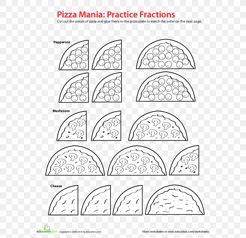 Pizza Fractions Pizza Fractions Fraction Pizzas Mathematics, PNG, 612x792px, Watercolor, Cartoon, Flower, Frame, Heart Download Free