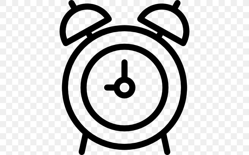 Alarm Clocks Timer, PNG, 512x512px, Alarm Clocks, Area, Bathtub, Bed, Black And White Download Free