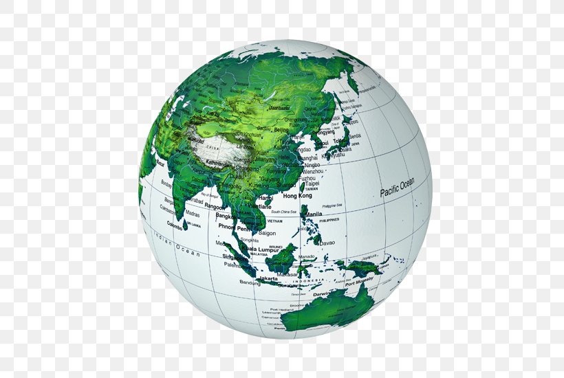 Asia Globe World Map World Map, PNG, 550x550px, Asia, Cartography, City Map, Continent, Earth Download Free