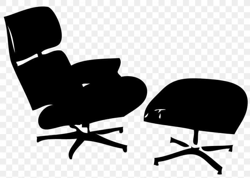 Eames Lounge Chair Charles And Ray Eames Eames Fiberglass Armchair Foot Rests, PNG, 1280x912px, Eames Lounge Chair, Black, Black And White, Brand, Chair Download Free