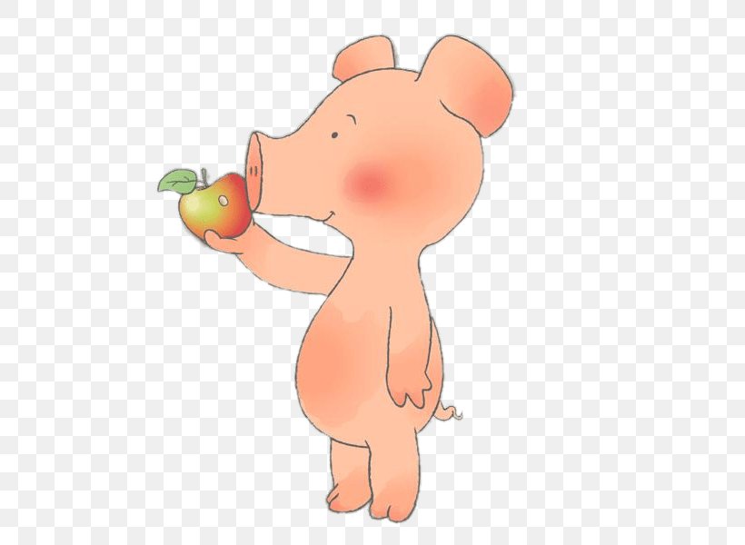 Pig Eating Clip Art, PNG, 600x600px, Watercolor, Cartoon, Flower, Frame, Heart Download Free