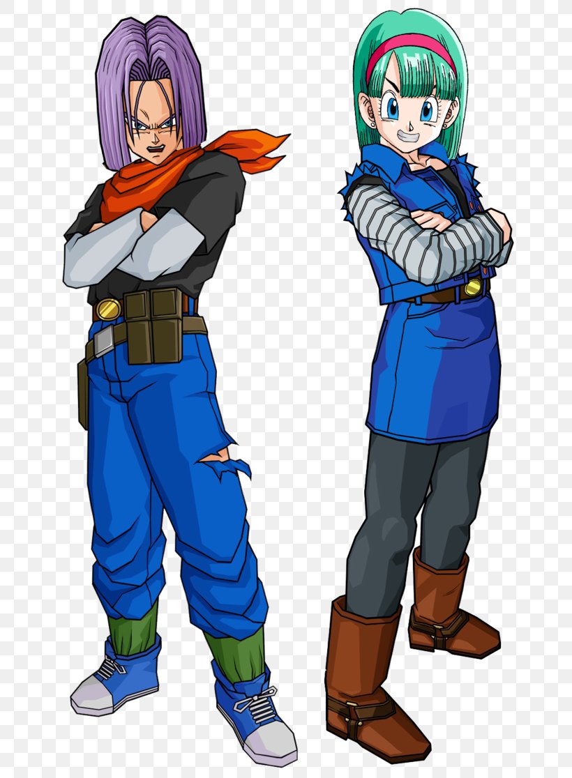 Trunks Android 17 Vegeta Bulma Goku, PNG, 715x1116px, Watercolor, Cartoon, Flower, Frame, Heart Download Free