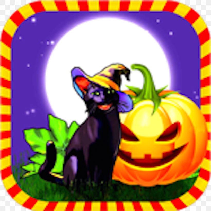 Whiskers Black Cat Halloween, PNG, 1024x1024px, Watercolor, Cartoon, Flower, Frame, Heart Download Free