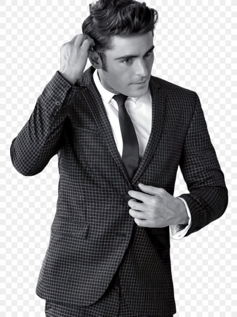 Zac Efron, PNG, 1728x2316px, Zac Efron, Blackandwhite, Blazer, Businessperson, Clothing Download Free