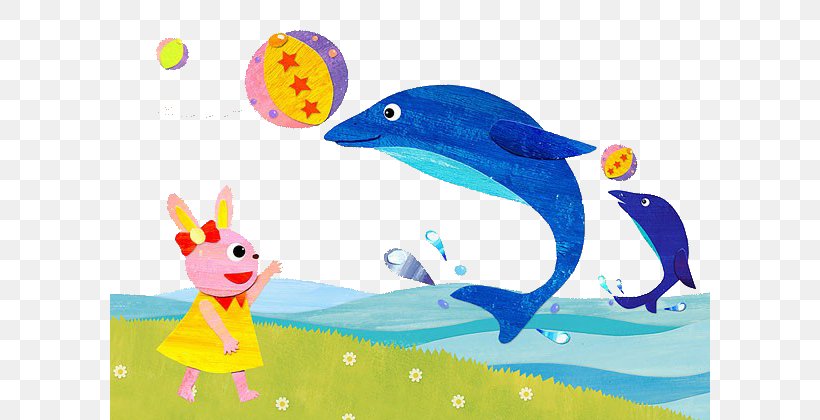 Dolphin Photography Illustration, PNG, 600x420px, Dolphin, Art, Blue, Cartoon, Drawing Download Free