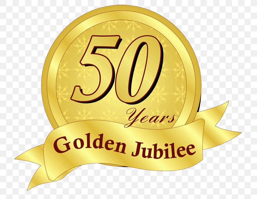 Golden Jubilee School Logo Jubileum, PNG, 756x634px, Golden Jubilee, Brand, Celebration, Gold, Jubilee Download Free