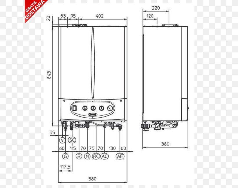 Condensing Boiler Gázkazán Storage Water Heater Enterprise Resource Planning, PNG, 650x650px, Boiler, Area, Artwork, Berogailu, Black And White Download Free