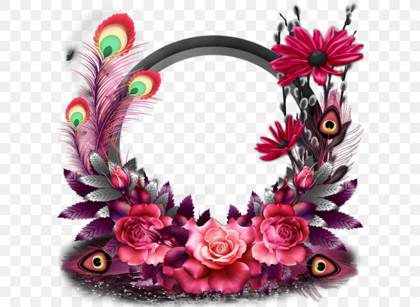 Feather Peafowl Picture Frame, PNG, 600x600px, Feather, Asiatic Peafowl, Color, Cut Flowers, Decor Download Free