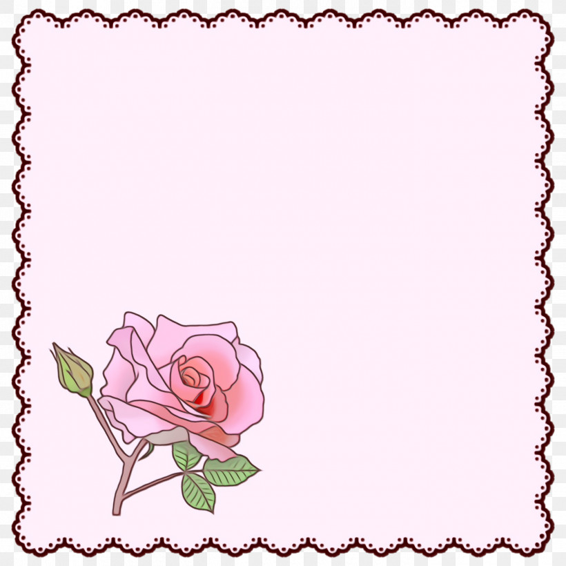 Garden Roses, PNG, 1400x1400px, Flower Frame, Bears, Cartoon, Drawing, Floral Design Download Free