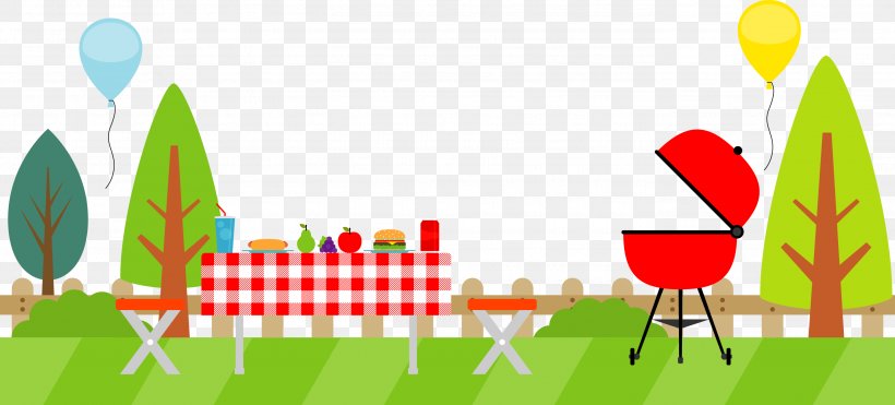 Hamburger Barbecue Steak Camping Food Tailgate Party, PNG, 2791x1263px, Hamburger, Area, Backyard, Barbecue, Camping Food Download Free