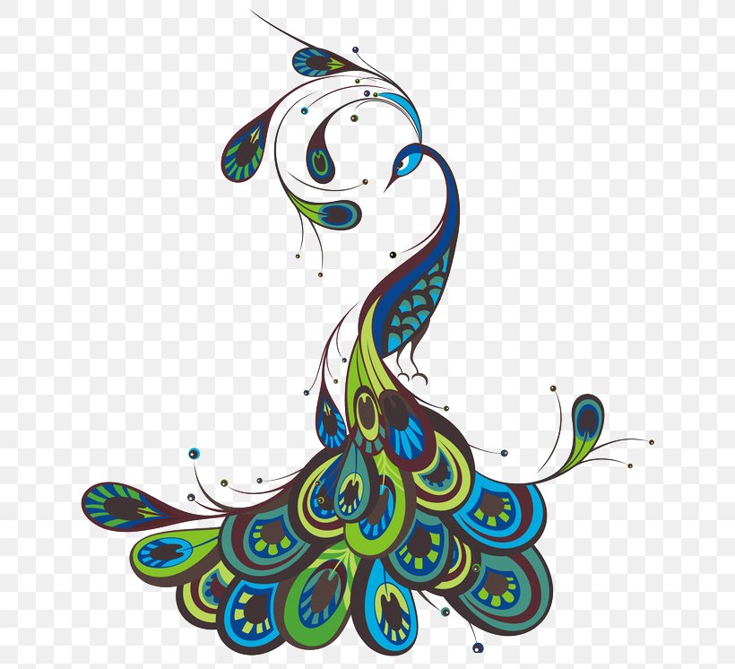 Peafowl Wall Decal Sticker, PNG, 658x746px, Peafowl, Art, Artwork, Decal, Decorative Arts Download Free