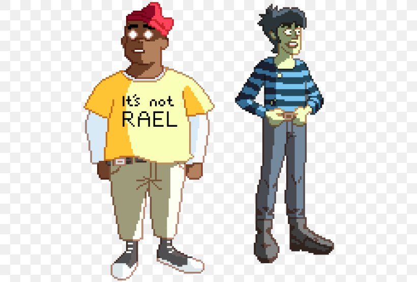 Russel Hobbs 2-D Murdoc Niccals Gorillaz Noodle, PNG, 500x554px, Russel Hobbs, Art, Boy, Character, Clothing Download Free