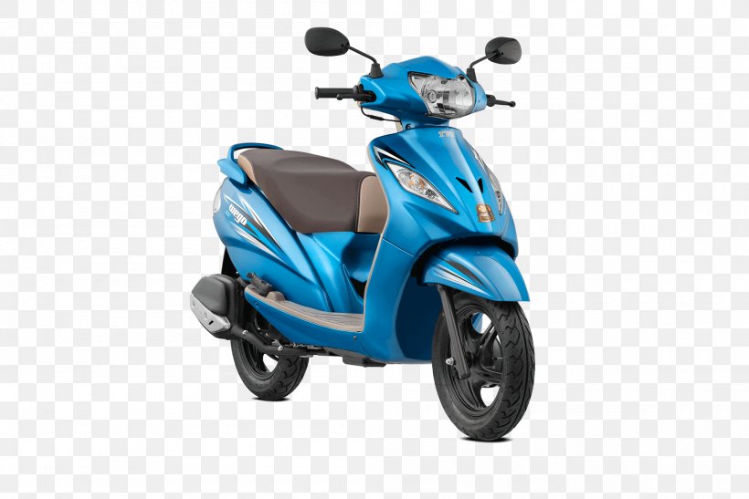 Scooter Car TVS Wego TVS Scooty TVS Motor Company, PNG, 2000x1335px, Scooter, Blue, Car, Electric Blue, Hero Motocorp Download Free