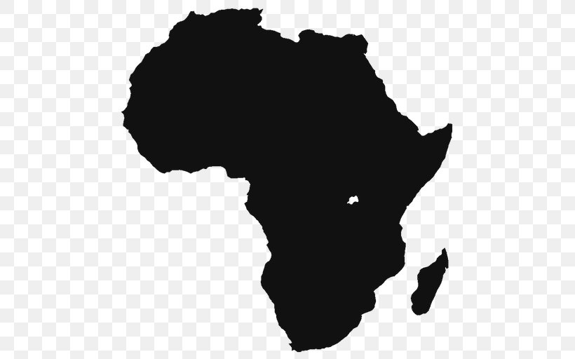 Africa Map, PNG, 512x512px, Africa, Black, Black And White, Continent, Map Download Free