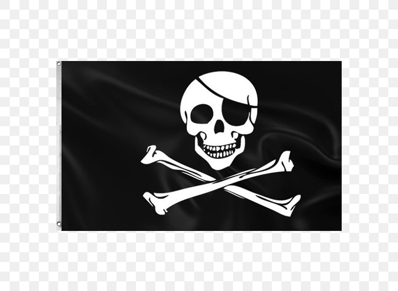 Jolly Roger Flag Piracy Skull And Crossbones, PNG, 600x600px, Jolly Roger, Bone, Brand, Buccaneer, Bunting Download Free