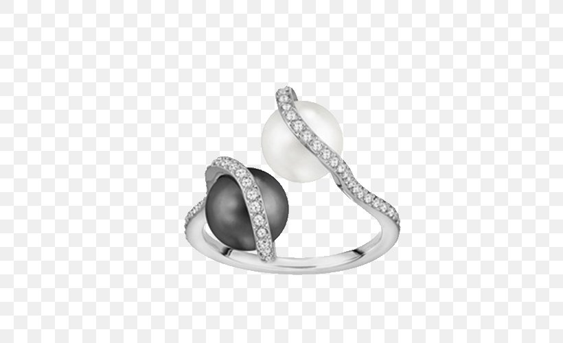 Ring Swarovski AG Jewellery Gemstone, PNG, 500x500px, Ring, Black And White, Body Jewelry, Crystal, Fashion Accessory Download Free