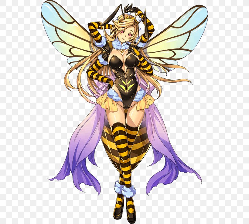 Queen Bee Monster Musume: Everyday Life With Monster Girls Online Female, PNG, 552x740px, Watercolor, Cartoon, Flower, Frame, Heart Download Free