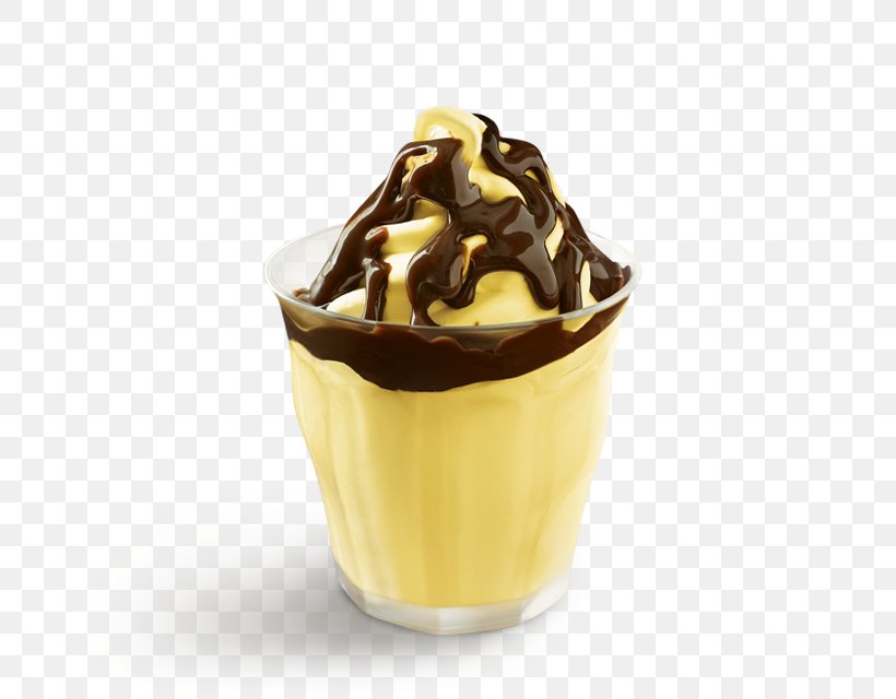 Sundae McFlurry Ice Cream Dame Blanche Fudge, PNG, 720x640px, Sundae, Banana, Chocolate, Chocolate Pudding, Chocolate Spread Download Free