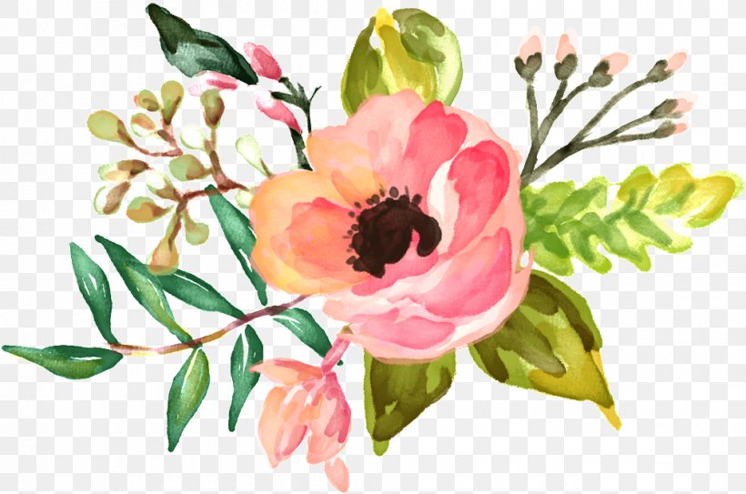 Watercolor Painting Desktop Wallpaper Drawing Floral Watercolour, PNG, 1009x669px, Watercolor Painting, Anemone, Art, Botany, Bouquet Download Free