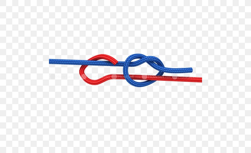 Double Fisherman's Knot Overhand Knot Thief Knot, PNG, 500x500px, Knot, Bracelet, Climbing, Electric Blue, Fishing Download Free