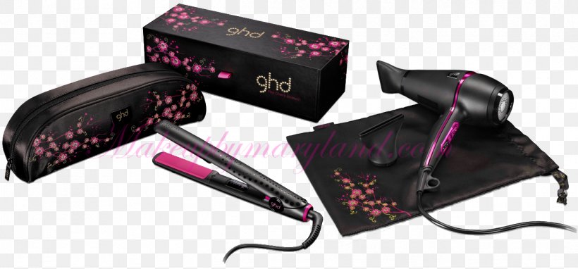 Hair Iron Good Hair Day Hair Dryers GHD Air, PNG, 1317x615px, Hair Iron, Automotive Lighting, Beauty, Cherry Blossom, Fashion Download Free