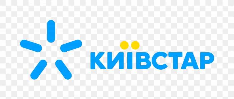 Kyivstar Ukraine Mobile Service Provider Company Logo Mobile Phones, PNG, 3541x1500px, Kyivstar, Area, Blue, Brand, Communication Download Free