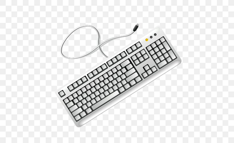Computer Keyboard Clip Art, PNG, 500x500px, Computer Keyboard, Computer, Computer Component, Input Device, Key Download Free